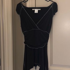 Max studio chocolate brown top size medium